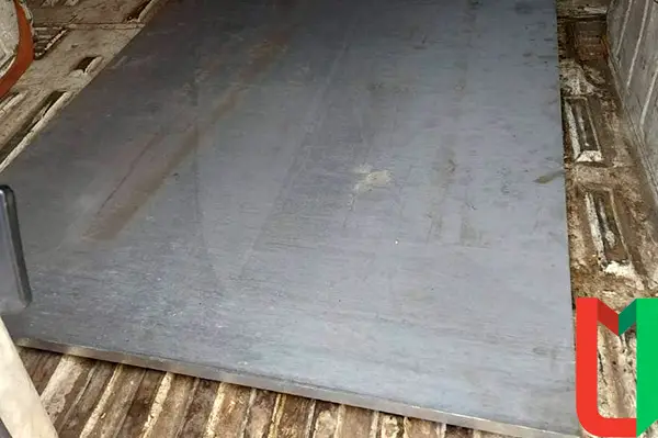 Алюминиевая плита 500х1500х55 мм АМг3 перфорированная потолочная